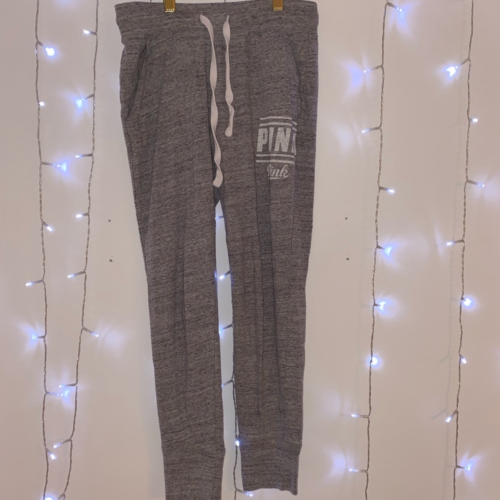 PINK Grey Joggers - Picture 3 of 3